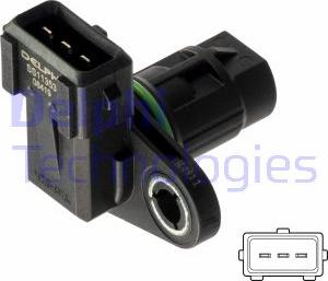 Delphi SS11353 - Senzor,pozitie ax cu came parts5.com