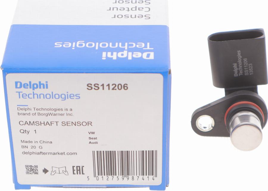 Delphi SS11206 - Sensor, camshaft position parts5.com