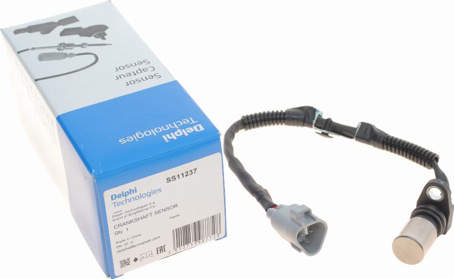 Delphi SS11237 - Sensor, crankshaft pulse parts5.com