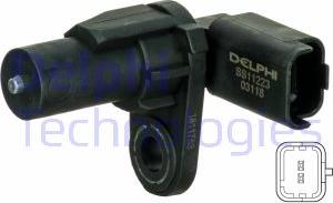 Delphi SS11223 - Capteur d'angle, vilebrequin parts5.com