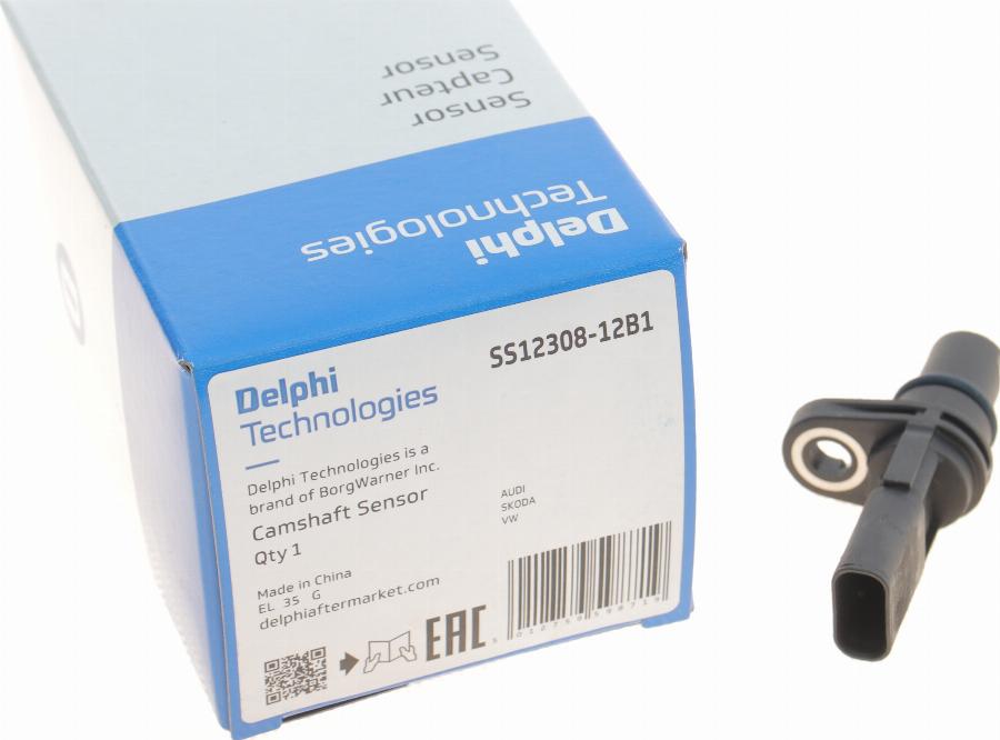 Delphi SS12308-12B1 - Snímač, poloha vačkového hřídele parts5.com