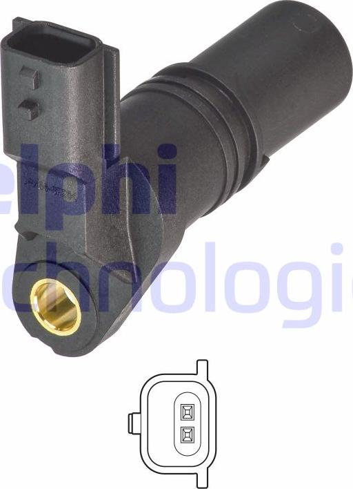 Delphi SS12303-12B1 - Датчик импульсов, коленвал parts5.com