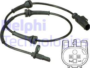 Delphi SS20540 - Senzor, stevilo obratov kolesa parts5.com