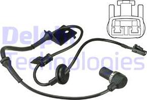 Delphi SS20507 - Sensor, revoluciones de la rueda parts5.com