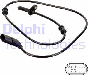 Delphi SS20813 - Capteur, vitesse de roue parts5.com