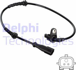 Delphi SS20812 - Senzor,turatie roata parts5.com