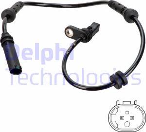 Delphi SS20757 - Érzékelő, kerékfordulatszám parts5.com