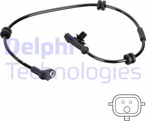 Delphi SS20766 - Sensor, wheel speed parts5.com