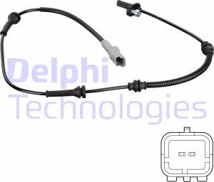 Delphi SS20780 - Senzor,turatie roata parts5.com