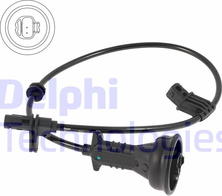 Delphi SS21154-12B1 - Senzor, broj obrtaja točka parts5.com