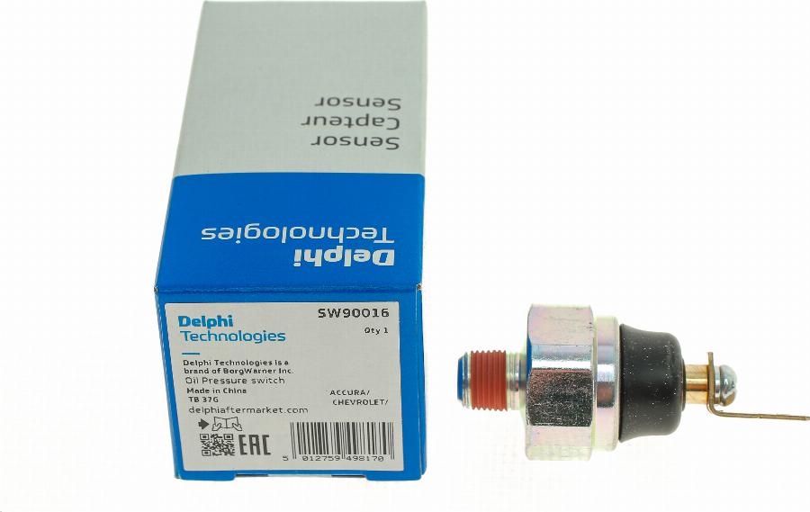 Delphi SW90016 - Датчик, давление масла parts5.com