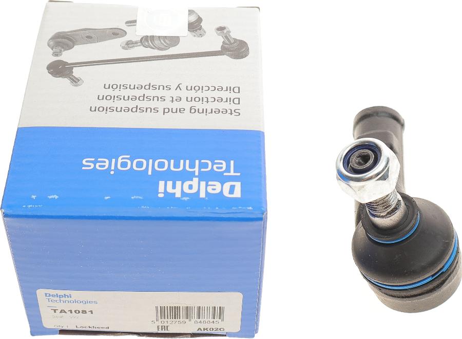 Delphi TA1081 - Tie Rod End parts5.com