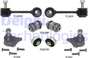 Delphi TC1970KIT - Set reparatie, bara stabilizatoare parts5.com