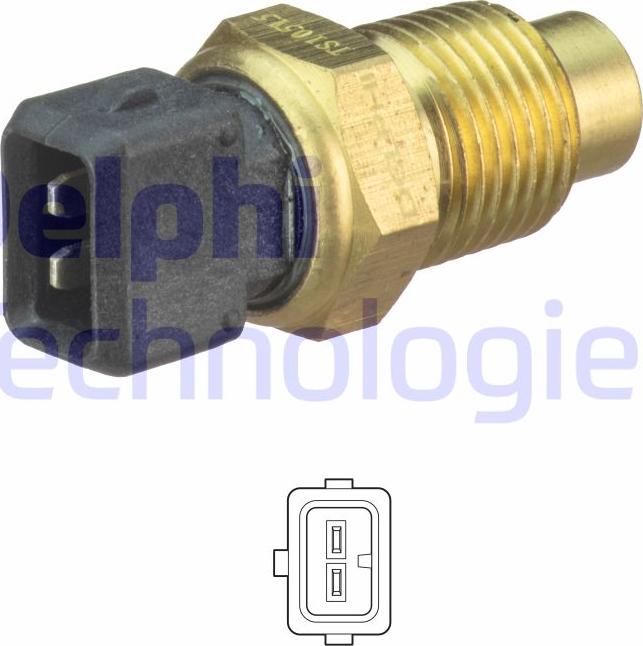 Delphi TS10515 - Sensor, temperatura del refrigerante parts5.com