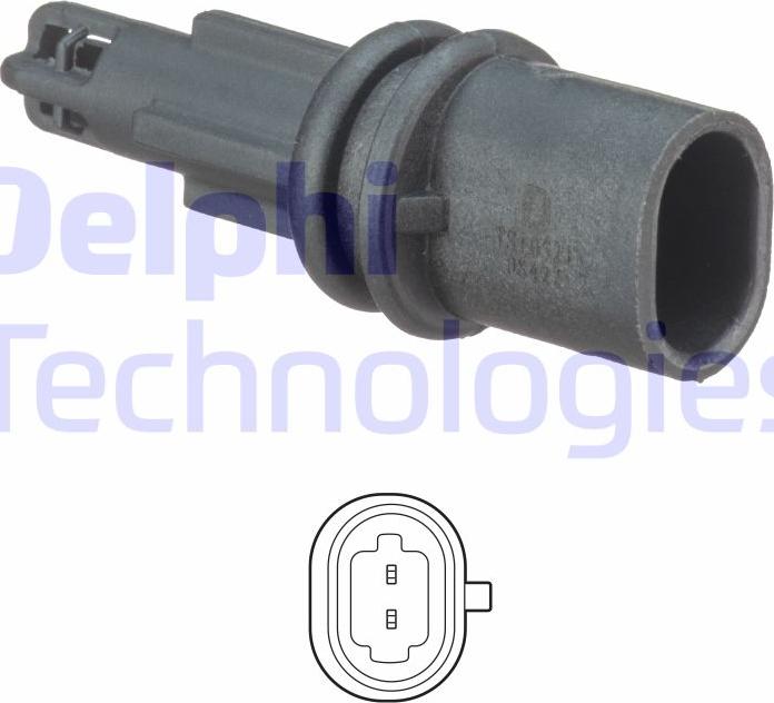 Delphi TS10521 - Senzor,temperatura aer admisie parts5.com