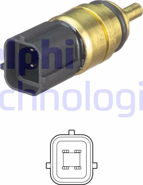 Delphi TS10528 - Senzor,temperatura lichid de racire parts5.com