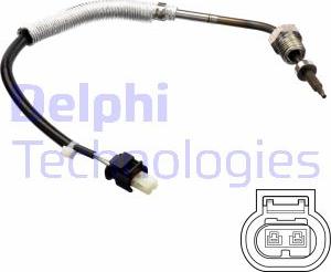 Delphi TS30104 - Senzor, temperatura gaze evacuare parts5.com