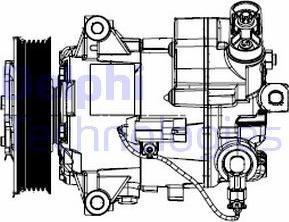 Delphi TSP0155948 - Compresor, aire acondicionado parts5.com