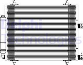 Delphi TSP0225595 - Συμπυκνωτής, σύστ. κλιματισμού parts5.com