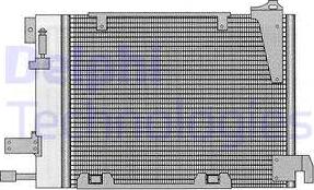 Delphi TSP0225221 - Condensador, aire acondicionado parts5.com