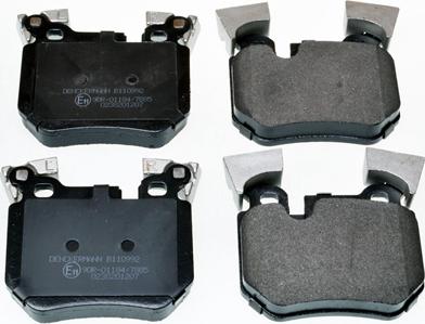 Denckermann B110992 - Brake Pad Set, disc brake parts5.com