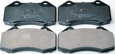 Denckermann B111268 - Brake Pad Set, disc brake parts5.com