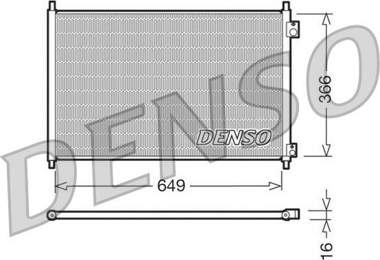 Denso DCN40006 - Condensator, climatizare parts5.com