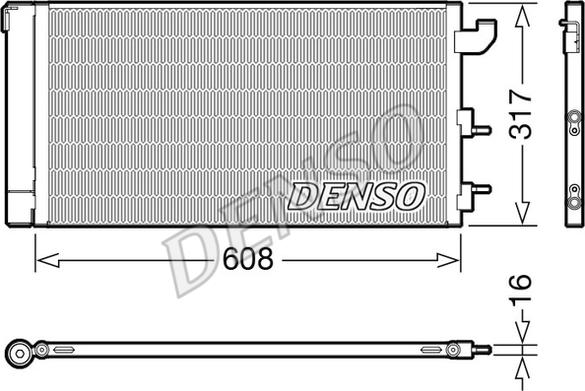 Denso DCN09144 - Condensador, aire acondicionado parts5.com