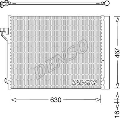 Denso DCN05029 - Condensador, aire acondicionado parts5.com