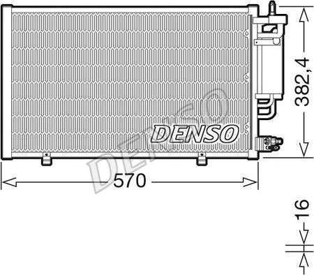 Denso DCN10051 - Kondensaator,kliimaseade parts5.com