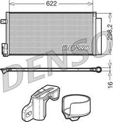 Denso DCN13110 - Condensador, aire acondicionado parts5.com