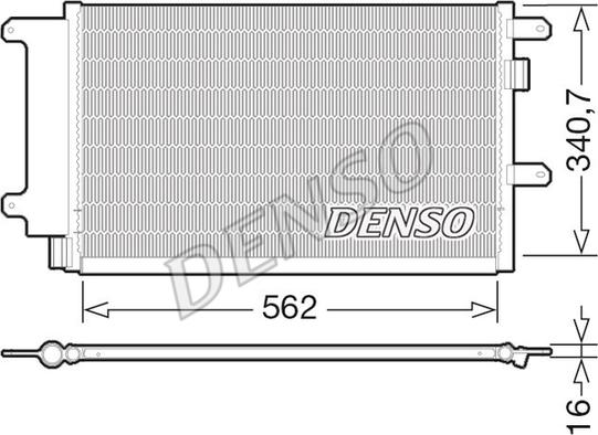 Denso DCN12003 - Kondensaator,kliimaseade parts5.com