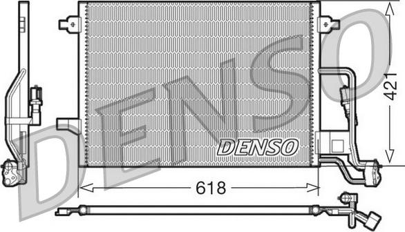 Denso DCN32018 - Condensador, aire acondicionado parts5.com