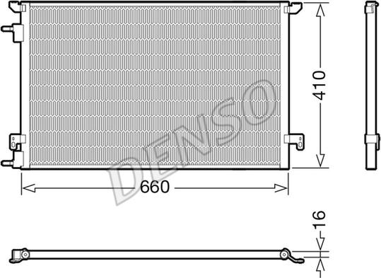 Denso DCN20045 - Condensador, aire acondicionado parts5.com