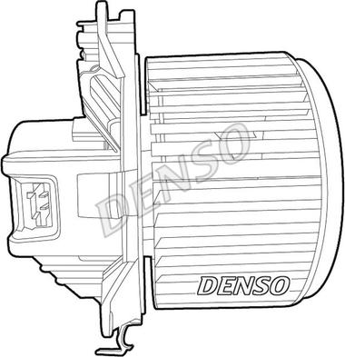 Denso DEA09070 - Βεντιλατέρ εσωτερικού χώρου parts5.com