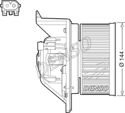 Denso DEA05005 - Ventilador habitáculo parts5.com