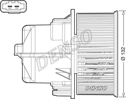 Denso DEA33002 - Pulseur d'air habitacle parts5.com