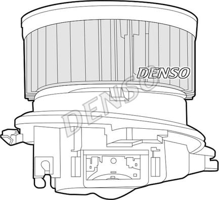 Denso DEA21007 - Вентилатор вътрешно пространство parts5.com