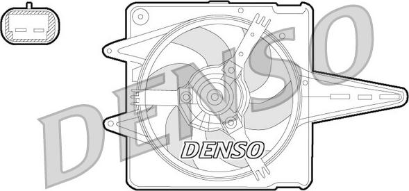 Denso DER09056 - Ventilador, refrigeración del motor parts5.com