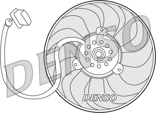 Denso DER32004 - Ventilátor chladenia motora parts5.com