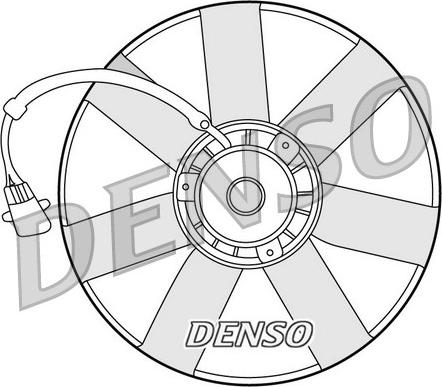 Denso DER32002 - Ventilator, radiator parts5.com