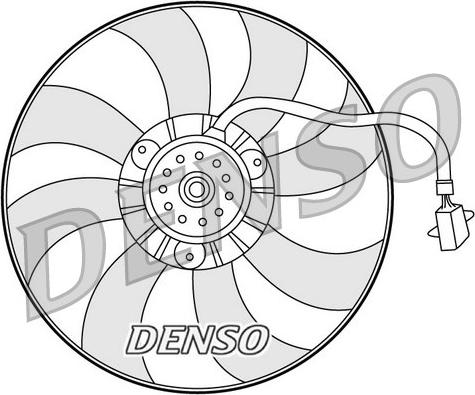 Denso DER32007 - Ventilador, refrigeración del motor parts5.com