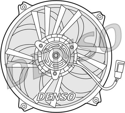 Denso DER21015 - Fan, radiator parts5.com