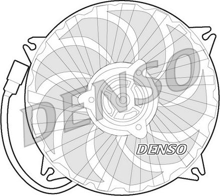 Denso DER21017 - Ventilador, refrigeración del motor parts5.com