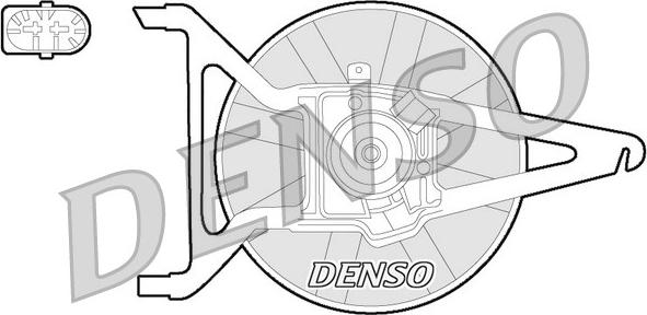 Denso DER21020 - Fan, radiator parts5.com