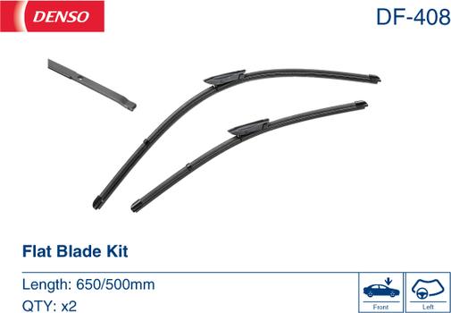 Denso DF-408 - Перо на чистачка parts5.com