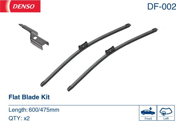 Denso DF-002 - Перо на чистачка parts5.com