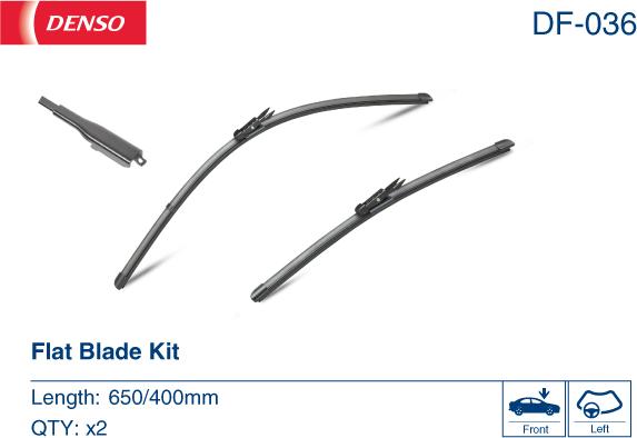 Denso DF-036 - Μάκτρο καθαριστήρα parts5.com