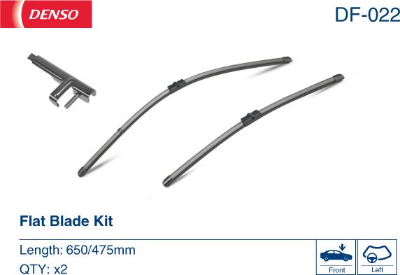 Denso DF-022 - Μάκτρο καθαριστήρα parts5.com