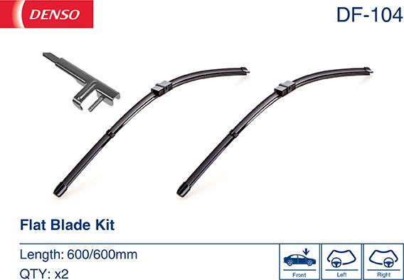 Denso DF-104 - Wiper Blade parts5.com